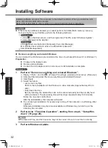 Предварительный просмотр 32 страницы Panasonic CF-AX3 Series Operating Instructions Manual