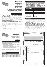 Panasonic CF-BAJ0256U Operating Instructions предпросмотр