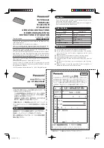 Предварительный просмотр 1 страницы Panasonic CF-BAJ0512U Operating Instructions