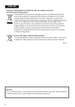 Preview for 2 page of Panasonic CF-CDSG1SD Series Operating Instructions Manual