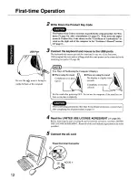 Preview for 12 page of Panasonic CF-E1M Operating Instructions Manual