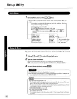 Preview for 50 page of Panasonic CF-E1M Operating Instructions Manual