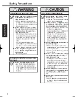 Предварительный просмотр 4 страницы Panasonic CF-LX3 series Operating Instructions Manual