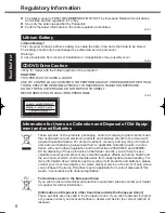 Preview for 8 page of Panasonic CF-LX3 series Operating Instructions Manual