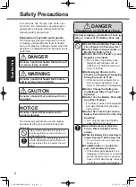 Предварительный просмотр 2 страницы Panasonic CF-LX6 Series Operating Instructions Manual