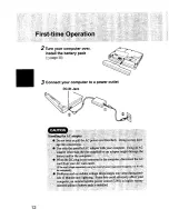 Preview for 12 page of Panasonic CF-M33 Series Operating Instructions Manual