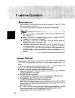 Preview for 14 page of Panasonic CF-M33 Series Operating Instructions Manual