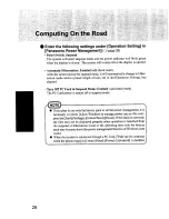 Preview for 28 page of Panasonic CF-M33 Series Operating Instructions Manual