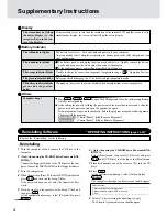 Preview for 4 page of Panasonic CF-M34UTFZDM Supplementary Instructions Manual