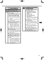 Предварительный просмотр 23 страницы Panasonic CF-SV Series Operating Instructions Manual