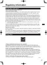 Предварительный просмотр 27 страницы Panasonic CF-SV Series Operating Instructions Manual