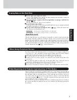 Preview for 7 page of Panasonic CF-T2 Series Operating Instructions Manual