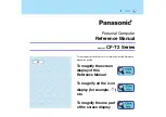 Предварительный просмотр 1 страницы Panasonic CF-T2 Series Reference Manual