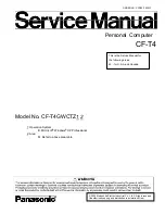 Panasonic CF-T4GWCTZ1 Service Manual предпросмотр