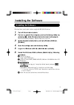 Предварительный просмотр 9 страницы Panasonic CF-T5 Series Supplementary Instructions Manual