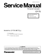 Предварительный просмотр 1 страницы Panasonic CF-T5LWETZ1 Service Manual