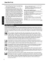 Предварительный просмотр 4 страницы Panasonic CF-T8 series Operating Instructions Manual