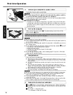 Preview for 14 page of Panasonic CF-T8 series Operating Instructions Manual