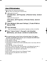 Preview for 7 page of Panasonic CF-T8 series Supplementary Instructions Manual