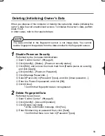 Preview for 11 page of Panasonic CF-T8 series Supplementary Instructions Manual