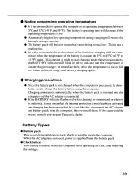 Preview for 29 page of Panasonic CF- - Toughbook 29 - Pentium M 1.6 GHz Operating Instructions Manual