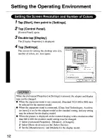 Preview for 52 page of Panasonic CF- - Toughbook 29 - Pentium M 1.6 GHz Operating Instructions Manual