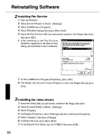 Preview for 64 page of Panasonic CF- - Toughbook 29 - Pentium M 1.6 GHz Operating Instructions Manual