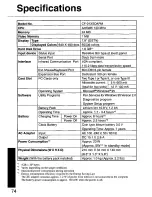 Preview for 74 page of Panasonic CF- - Toughbook 29 - Pentium M 1.6 GHz Operating Instructions Manual