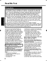 Preview for 12 page of Panasonic CF-U1 series Operating Instructions Manual