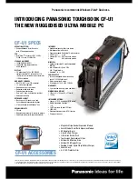 Preview for 2 page of Panasonic CF-U1 series Specification Sheet