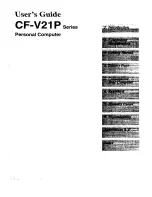 Preview for 3 page of Panasonic CF-V21P Series User Manual