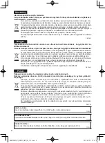 Preview for 4 page of Panasonic CF-VCB331 Series Operating Instructions Manual