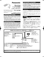 Preview for 1 page of Panasonic CF-VCBTBB2W Operating Instructions Manual