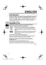 Preview for 2 page of Panasonic CF-VCBU11U Operating Instructions Manual