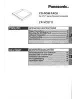 Panasonic CF-VCD711 Operating Instructions Manual preview