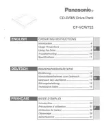 Panasonic CF-VCW722 Operating Instructions Manual preview