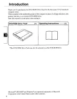 Preview for 4 page of Panasonic CF-VDD271 Operating Instructions Manual