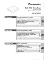 Panasonic CF-VDD281 Operating Instructions Manual preview