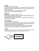 Preview for 2 page of Panasonic CF-VDD285 Operating Instructions Manual