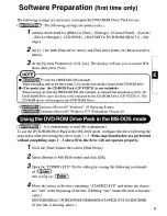 Preview for 9 page of Panasonic CF-VDD711W Operating Instructions Manual