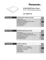 Предварительный просмотр 1 страницы Panasonic CF-VDD712 Operating Instructions Manual