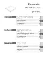 Panasonic CF-VDD723 Operating Instructions Manual предпросмотр