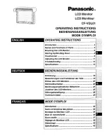 Panasonic CF-VDL01 Operating Instructions Manual preview