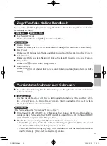 Preview for 43 page of Panasonic CF-VDM302AU Operating Instructions Manual