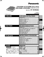 Panasonic CF-VDR302U Operating Instructions Manual preview
