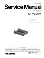 Предварительный просмотр 1 страницы Panasonic CF-VEB071 Service Manual