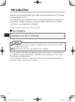 Preview for 8 page of Panasonic CF-VEB201 Series Operating Instructions Manual