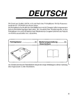 Предварительный просмотр 11 страницы Panasonic CF-VEB341 Operating Instructions Manual