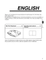 Preview for 3 page of Panasonic CF-VEB342 Operating Instructions Manual