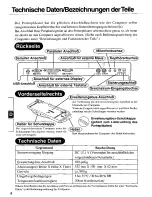 Preview for 8 page of Panasonic CF-VEB351 Operating Instructions Manual